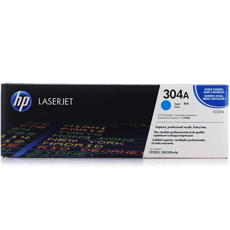 HP CC531A (304A) LaserJet Cyan Toner Cartridge
